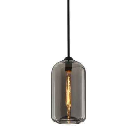 Troy Lighting: DISTRICT Geometric Pendant Light, Black Ceiling Lighting, Iron Pendant, Corbett Lighting, Troy Lighting, Black Ceiling, Hudson Valley Lighting, How To Make Light, Small Pendant