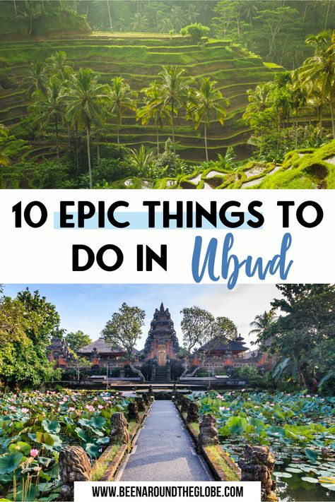 10 epic things to do in Ubud. All you need to know if you wanna visit Ubud in Bali. Things to do in Ubud | Ubud travel guide | 3-day Ubud itinerary | Places to visit in Ubud, Bali | Ultimate guide to Ubud | Activities in Ubud, Bali Ubud Art Market, Things To Do In Bali, Bali Itinerary, Bali Honeymoon, Voyage Bali, Bali Resort, Bali Vacation, Bali Travel Guide, See World