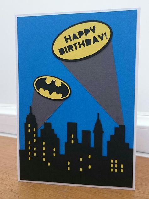 Diy Batman Decor, Batman Card Birthday, Batman Birthday Gift Ideas, Batman Birthday Cards Diy, Batman Christmas Card, Batman Cards Diy, Batman Card For Boyfriend, Batman Cards Handmade, Batman Love Letter