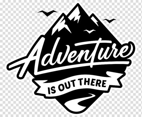 Adventure Logo Design Ideas, Outdoors Logo Design, Free Typography, Adventure Logo, Adventure Is Out There, Mountain Logos, Lake Signs, A Logo Design, Travel Stickers