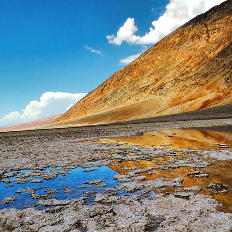 Badwater Basin, Natural Scenes, Landscape Mountains, Wonders Of The World, Arizona, Road Trip, Lake, Natural Landmarks, Water