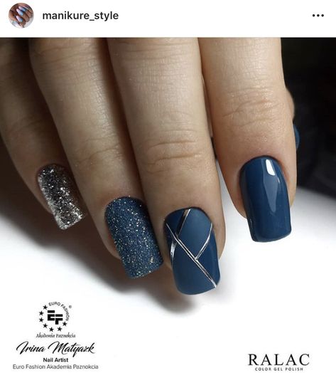 Blue Color Nail Art Designs, Blue Manicure Ideas, Classy Fall Nail Designs, Nail Arts Ideas, Spring Nails 2023, Nail Master, Navy Nails, Nails Art Designs, Arts Ideas