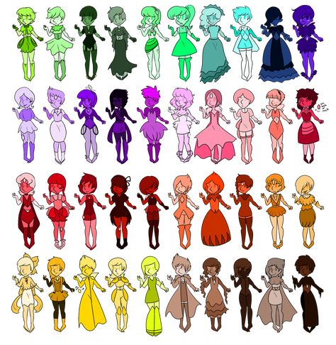 Steven Universe Clothes, Sapphire Steven Universe, Perla Steven Universe, Human Base, Steven Universe Oc, Popular Images, Pearl Steven Universe, Steven Universe Anime, Pearl Steven