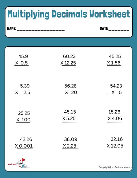 Decimal Multiplication Worksheet, Pink Moped, Multiply Decimals, Ged Math, Decimal Multiplication, Grade 5 Math Worksheets, Maths Worksheet, Multiplying Decimals, Math Tutoring