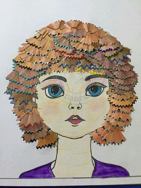 Pencil Shaving Art Creative, Pencil Shavings Craft, Pencil Shaving Art For Kids, Hope Painting, Pencil Crafts, Pencil Shavings, Quilled Creations, Art N Craft, Creative Artwork