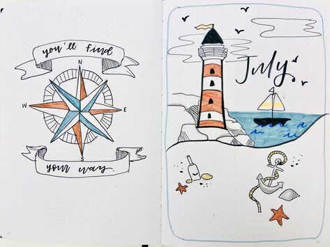 Portfolio Scrapbook, June Bujo, Travel Bujo, Bullet Journal Essentials, Notebook Therapy, Bullet Journal August, Bullet Journal Work, Bullet Journal Month, Book Reading Journal