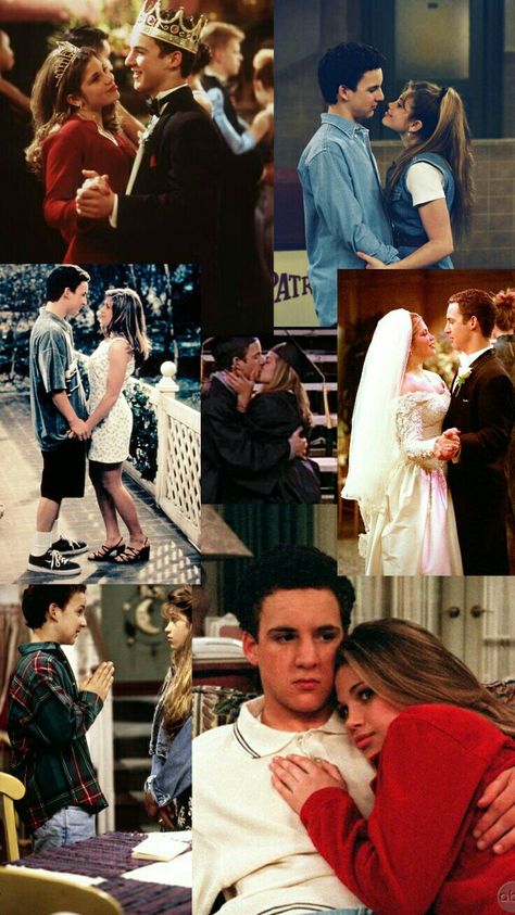 Corey And Topanga Aesthetic, Cory And Topanga Wallpaper, Cory And Shawn Aesthetic, Cory And Topanga Aesthetic, Boy Meets World Wallpaper, Topanga Aesthetic, Corey And Topanga, Topanga And Cory, Cory Topanga