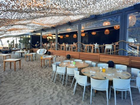 Beach Restaurant Design, Bali Villa, Design Restaurant, Restaurant Design, Concept Design, Restaurant, Quick Saves, Design