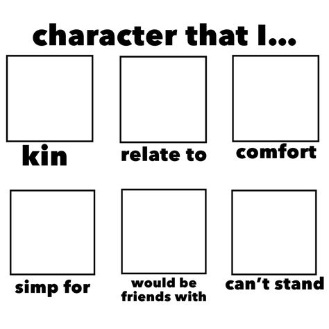 Character Ranking Template, My Comfort Character Is Literally A Template, Character That I Kin Relate To Template, Characters That I Template, Character Ais Ideas To Talk To, Character That I Template, Are You Coping Son Template, Character Board Template, My Comfort Characters Template