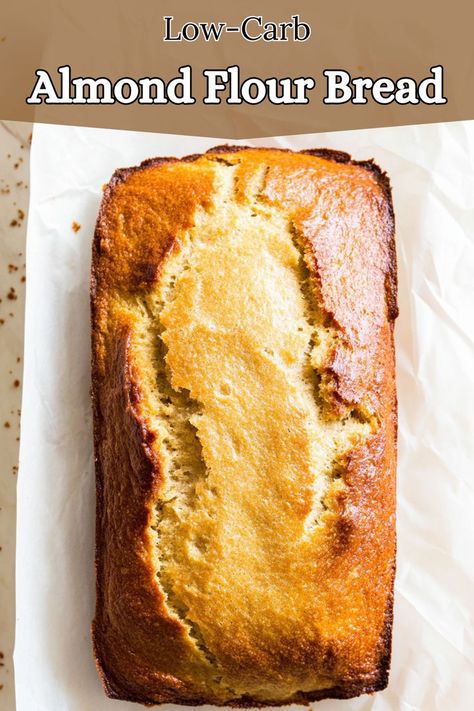 Image of an almond flour bread placed on a parchment paper Almond Flour Bread Recipes, Making Sandwiches, Almond Flour Bread, Almond Bread, Flour Bread, Bread At Home, Bread Easy, Almond Flour Recipes, Healthy Bread