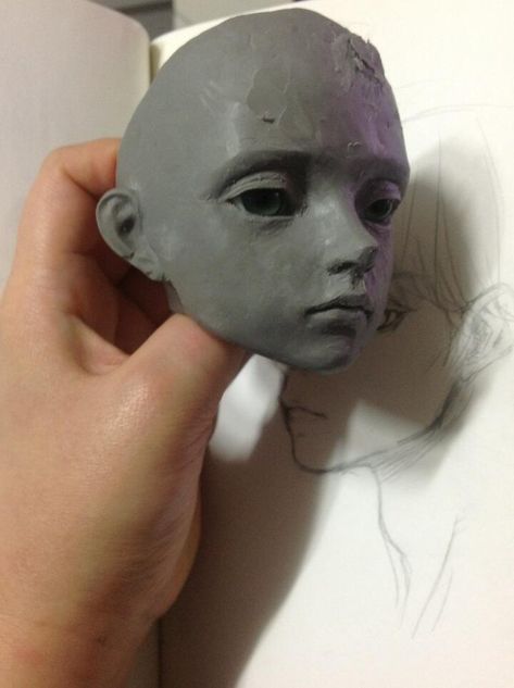 zachary | Making Zachary | SY Lee | Flickr Clay Doll Making, Sculpture Ideas Clay, Things To Sculpt, Clay Head Sculpture, Clay Sculpting Ideas, Clay Face Sculpture, Clay Sculpture Ideas, Making Sculpture, Sculpting Inspiration