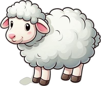 single sheep cartoon clipart images - Pencipta Imej daripada Microsoft Designer Clip Art Animals Cute, Sheep Pictures Art, Cute Sheep Clipart, Animals Clipart For Kids, Sheep Cartoon Images, Sheep For Kids, Farm Classroom Theme Decor, Sheep Clip Art, Sheep Images