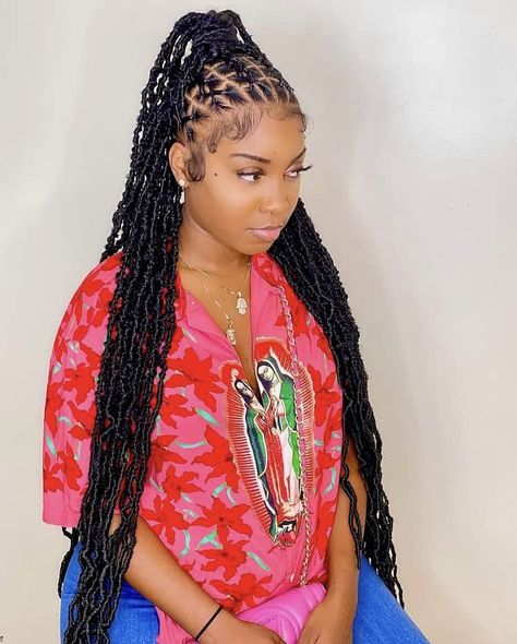 How to Soft Locs , Type of Hair Used & 30 Soft Locs Hairstyles Cuban Twist Hair, Soft Locs, Marley Hair, Faux Locs Hairstyles, Braids Hairstyles Pictures, Braided Cornrow Hairstyles, Pelo Afro, Quick Braided Hairstyles, Protective Hairstyles Braids