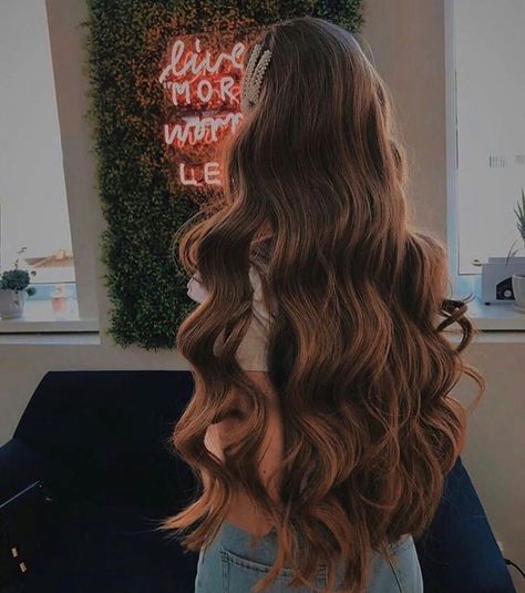 Brown Hair Balayage, Haircuts For Long Hair, Long Wavy Hair, Long Hair Girl, Beautiful Long Hair, Hair Inspo Color, Brunette Hair, Aesthetic Hair, Gorgeous Hair