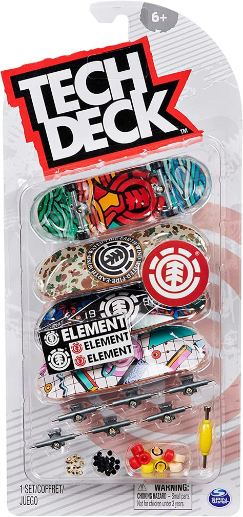 Mini Skateboard, Element Skateboards, Real Skateboards, Finger Skateboard, Tech Deck, Toy Machine, Mini S, Kids Gift Guide, Toy Figures