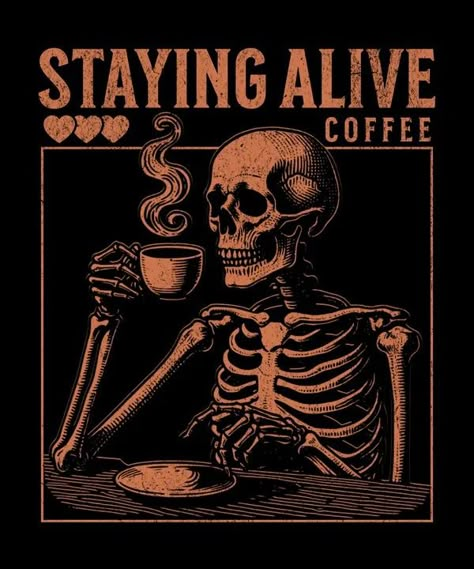 Skeleton drink coffee T-Shirt Design Template — Customize it in Kittl Things To Sketch, Hood Design, Soda Stereo, Tshirt Illustration, Jersey Pattern, T Shirt Design Template, Coffee Theme, Funny Skeleton, Coffee Club