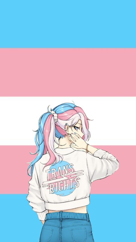 Trans Wallpaper, Connect With People, Your Aesthetic, Creative Energy, A Girl, Energy, Hair, Pink