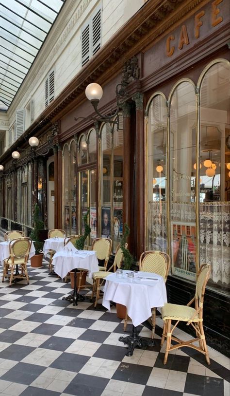 Parisian Cafe Interior, A Day In Paris, Girl In Paris, Paris Rooftops, Parisian Bistro, Romantic Paris, Cafe Aesthetic, Parisian Cafe, Parisian Vibes