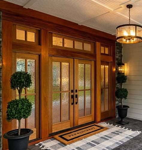 Dream House Entrance, Replacement Patio Doors, House Main Door, House Main Door Design, Spa Interior Design, Prairie Style Houses, Wooden Main Door, Wooden Main Door Design, Home Door Design