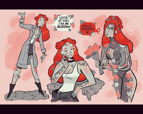 Victoria Evans | poison ivy is gross so why isn’t Poison Ivy more gross? . . . . . . . . . . . . #poisonivy #batman #dccomics #pamelaisley #characterdesign | Instagram Victoria Evans, Ivy And Harley, Pamela Isley, Harley And Ivy, Harley Ivy, Gotham Villains, Gotham Girls, Gotham City Sirens, Arte Dc Comics