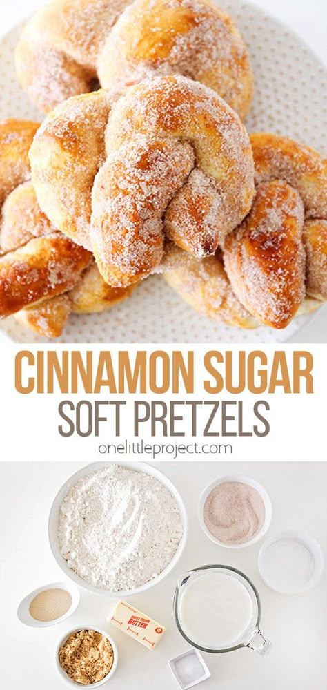 Cinnamon Sugar Soft Pretzels, Soft Pretzel Recipe, Homemade Soft Pretzels, Pretzels Recipe, Soft Sugar, Candida Diet, Fun Recipes, Soft Pretzels, Baked Dessert Recipes