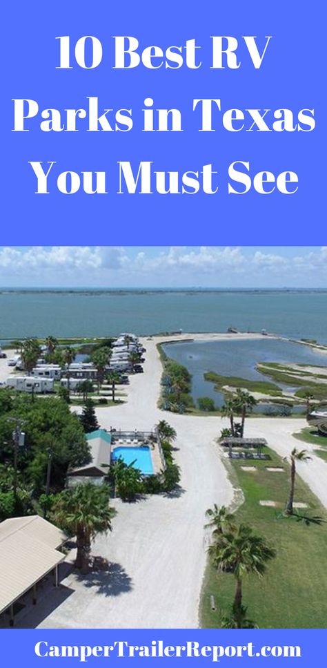 Rv Parks In Texas, Rv Parks In Florida, Luxury Rv Resorts, Camping In Texas, Best Rv Parks, Rv Campsite, Rv Destination, Texas Vacations, Travel Trailer Camping