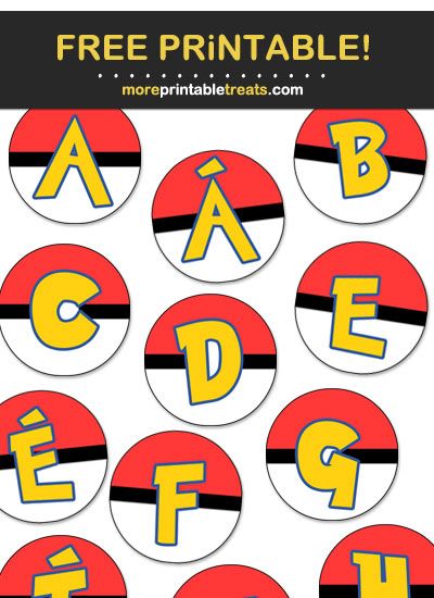 Pokeball Party Banner Letters Pokemon Banner Printable Free, Pokemon Birthday Sign Diy, Pokemon Ball Template, Pokemon Letters Alphabet Printable, Pokemon Birthday Banner Free Printable, Pokemon Happy Birthday Banner, Pokemon Birthday Party Decorations Free Printables, Pokemon Bday Party Ideas, Pokemon Printables Free