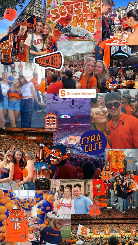 #wallpaper #college #university #syracuse #newyork #syracuseuniversity #collegeaesthetic #university #citylife #orange #blue #football #gameday #aesthetic #vibe Gameday Aesthetic, University Aesthetic, College Aesthetic, Syracuse University, Dream School, Blue Football, College University, University, Football