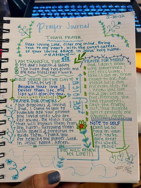 Prayer journal layout Prayers To Write Down, Journal Devotional Ideas, Prayers Journal Ideas, Praying Journal Ideas, Beginner Prayers, Bible Study Notes Ideas Aesthetic, Bible Study Lessons For Beginners, How To Prayer Journal, Christian Journal Ideas Inspiration