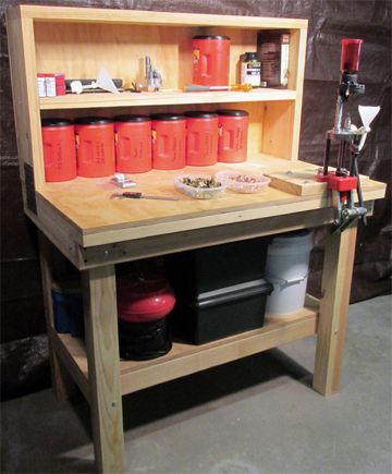 Reloading Table Plans, Reloading Desk, Reloading Bench Diy, Reloading Table, Reloading Bench Plans, Shooting Bench Plans, Reloading Data, Reloading Room, End Table Plans