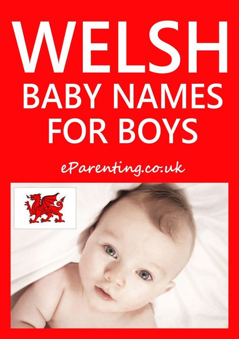 Traditional Welsh boy's baby names to choose for your baby, with their meanings. Give your baby boy a name originating in Wales. #babynames #welshnames #welshbabynames #welshboysnames #wales #stdavidsday Traditional Girl Names, Welsh Names, Traditional Girl, Welsh Baby Names, Boys Names, Traditional Baby Names, Names For Boys