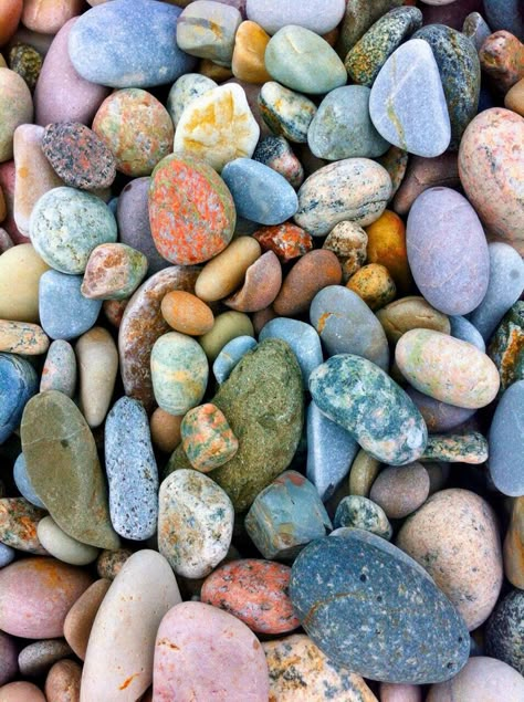 Newfoundland, Canada. Photo by Rae Weisnagel. Pebble beach! #nature #rocks #pebbles #colourful #beautiful #pretty #summer Foto Transfer, Rock Hunting, Rock And Pebbles, River Rocks, Beach Rocks, Pebble Stone, Cool Rocks, Beautiful Rocks, Rock Collection