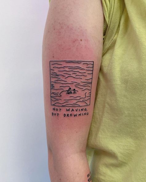 Mr Preston on Instagram: “#loylecarner #notwavingbutdrowning” Tattoo Ideas Stencil, Loyle Carner, Cowgirl Art, Vintage Cowgirl, Jewelry Tattoo, Tattoo Tattoo, Tattoo Stencils, Preston, Body Painting