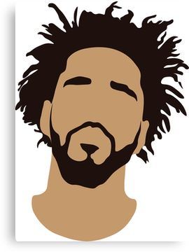 Cole World, Silhouette Poster, Silhouette Canvas, J Cole, Canvas Set, Paint, Canvas