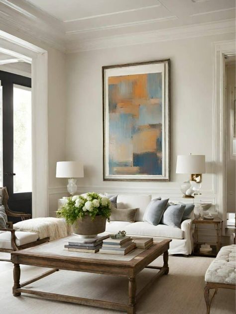 Stuck on what to hang on those big bare walls? These 19 best ways to decorate a large wall will solve this common decorating problem. Great large wall decor ideas and tips for all big wall spaces including two-story walls, stairwells, and hallways! Large Wall Art Living Room High Ceilings Paintings, Large Art Entryway, Extra Large Vertical Wall Art, Large Mat Gallery Wall, Two Story Tall Wall Decor, Gallery Wall Oversized Mat, Oversized Verticle Wall Art, Long Wall Decorating Ideas, Large Wall Decor Ideas