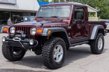 2002 Jeep Wrangler Sport Brute Conversion For Sale Jeep Brute, 2005 Jeep Wrangler, Rat Rod Trucks, Rat Rod Pickup, 2002 Jeep Wrangler, Classic Jeeps, Wrangler Sport, Jeep Wrangler Sport, Rat Rods Truck