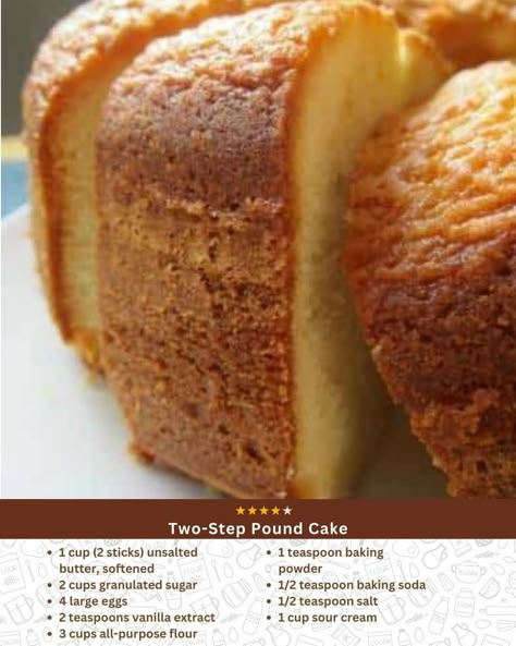 Grandma's Pound Cake Recipe, Pound Cake Recipes Easy, Crazy Cake, Facebook Recipes, Banana Dessert Recipes, Sour Cream Pound Cake, Baby Recipes, Cream Cheese Pound Cake, Coconut Desserts