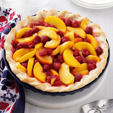 Raspberry Peach Pie Cocoa Pancakes, Peach Pie Filling Recipes, Peach Pie Recipe, Chocolate Pancake, Peach Pie Recipes, Peach Raspberry, Peach Pie Filling, Raspberry Pie, Chocolate Pancakes