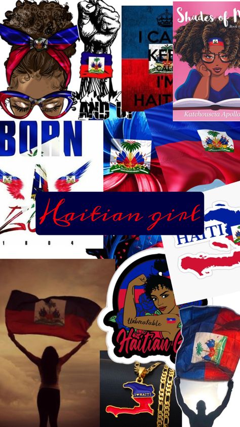 Haiti History, Haiti Flag, Haitian Flag, Album Cover Wallpaper Collage, Haitian Art, Kitty Clothes, Afro Latina, Hello Kitty Clothes, Caribbean Culture