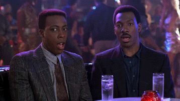 shocked animated GIF Jaw Dropped Reaction, Alex Core, Male Friendship, Eddie Murphy, Reaction Face, Long Hair Girl, Comedy Central, Funny Reaction Pictures, Girls Life