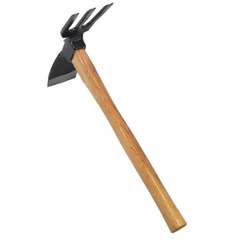 KAKURI Hoe Cultivator Combo Hand Tiller 14-3/4" Heavy Duty Hand Forged Japanese Steel Blade, Quality Japanese Gardening Tool Japanese Garden Tools, Japanese Tools, Sharpening Stone, Outdoor Post Lights, Japanese Garden, Weeding, Garden And Yard, Hand Forged, Japanese Traditional