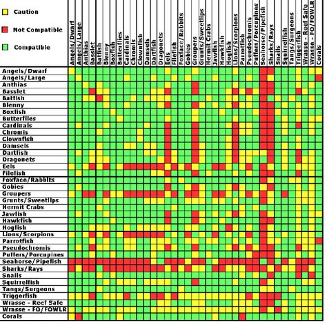 This Saltwater Aquarium Fish Compatibility Chart will give you a good idea of which fish can be placed in a saltwater aquarium and be expected to get along, or not. Since you are arranging "nature" in your aquarium, you must determine which fish will be compatible with its tank mates. As with many things in life, there will always be rebels which will not get along with anything. The Saltwater Aquarium Fish Compatibility Chart will help you do this. Saltwater Aquarium Fish, Coral Reef Aquarium, Saltwater Fish Tanks, Marine Tank, Salt Water Fishing, Salt Water Fish, Saltwater Fish, Saltwater Tank, Home Aquarium