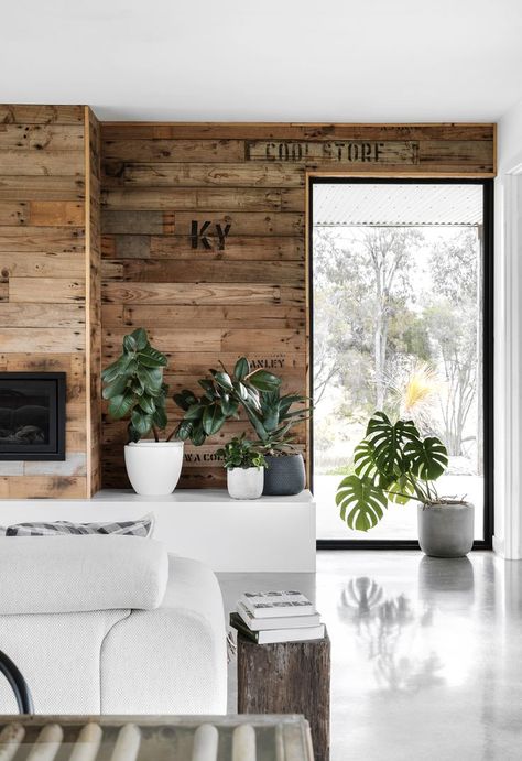 Lisa Booth, Timber Feature Wall, Victoria House, Recycle Timber, Timber Walls, Reclaimed Brick, Shed Homes, Eco Friendly Design, Off Grid Living