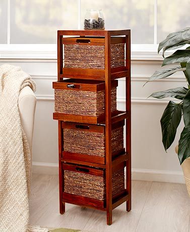 Cheap End Tables, Slim Storage, Family Room Furniture, Rustic Bathroom Vanities, Wooden Storage Cabinet, Freestanding Storage, Lakeside Collection, Home Decor Baskets, Small Bathroom Storage