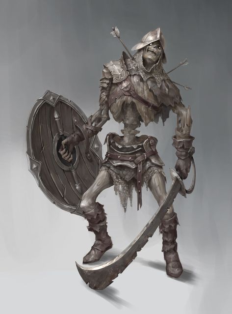 ArtStation - Undead Soldier, Han woo Undead Soldier, Undead Skeleton, Undead Warrior, Skeleton Warrior, Beast Creature, Creature Artwork, Fantasy Collection, 다크 판타지, Monster Concept Art