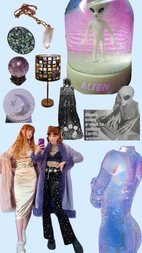 Spooky Fits, Alien Grunge, Alien Core, Alien Birthday Party, Space Punk, Alien Birthday, Fluid Fashion, Clothing Aesthetics, Core Outfits