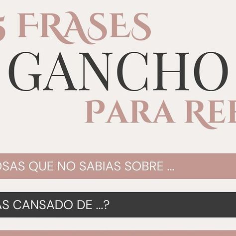 Wendy Rodriguez | Marketing Digital on Instagram: "Guarda este post para más adelante 🔥  15 FRASES GANCHO PARA TUS REELS🤩 ¿Sientes que tus REELS no están teniendo el impacto que podrían llegar a tener?🙃  ✨La primera frase puede hacer una ▫️GRAN▫️diferencia 🤩🙌🏼  ☝🏼Recuerda que cuando se trata de REELS, los primeros segundos son CLAVE para retener a la audiencia vs seguir dando scroll.  #marketingdigital #marketingparanegocios #negociosonline #redessociales #marketingonline #contenidodigital #marketingdecontenido #instagramtips #marketingdecontenidos #communitymanager #communitymanagerargentina #diseñografico #ilustraciondigital #emprendedoresargentinos #plannerdecontenido #creaciondecontenido #potenciatusredes #creceeninstagram #aumentatusingresos" Reels Instagram, May 17, Digital Marketing, Marketing, On Instagram, Instagram