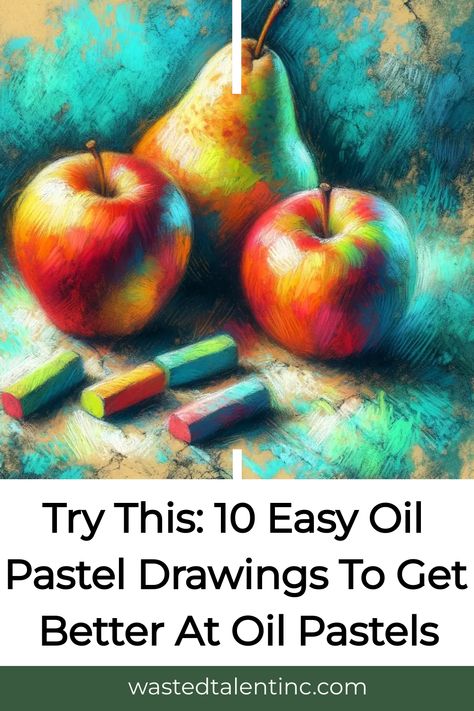 10 Easy Oil Pastel Drawings For Beginners: Tips & Techniques Oil Pastel Middle School, Oil Pastel Art Reference, Oil Pastels Art Ideas, How To Oil Pastel, Oil Pastel Ideas Easy, Oil Pastel Reference, Simple Oil Pastel Art For Beginners, Pastel Colour Drawing Ideas, Oil Pastel Tips