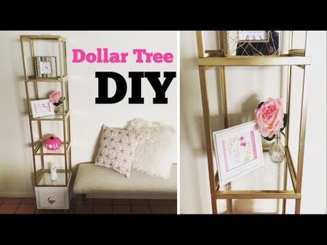 Glass Crafts Diy, Diy Home Decor For Apartments, Diy Projects For Bedroom, Easy Diy Room Decor, Diy Tree, Diy Dollar Tree Decor, Dollar Tree Decor, Living Room Organization, Dollar Tree Diy Crafts