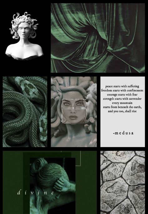 #medusa #greek #greekmythology #medusa aesthetic #aesthetic #green aesthetic #dark green aesthetic Medusa Greek Mythology Aesthetic, Green Mythology Art, Green Medusa Aesthetic, Green Greek Mythology Aesthetic, Medusa Pfp Aesthetic, Greek Goddess Wallpaper Aesthetic, Green Mythology Aesthetic, Medusa Wallpaper Aesthetic Dark, Medusa Greek Mythology Art